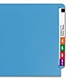 Smead End-Tab File Folders, Shelf-Master Reinforced Straight-Cut Tab, Letter Size, Blue, 100/Bx (25010)~#|#~m004895858_sc7