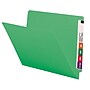 Smead Colored End Tab File Folder, Shelf-Master Reinforced Straight-Cut Tab, Letter Size, Green, 100/Bx (25110)~#|#~m004895865_sc7