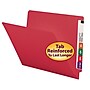 Smead End-Tab File Folders, Shelf-Master Reinforced Straight-Cut Tab, Letter Size, Red, 100/Bx (25710)~#|#~m004895875_sc7