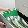 Smead Pressboard File Folders, 1/3-Cut Tab, 1" Expansion, Letter Size, Green, 25/Box (21546)~#|#~m004895891_sc7