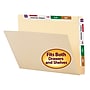 Smead Conversion Top and End-Tab File Folders, Straight-Cut Tabs, Letter Size, Manila, 100/Bx (24190)~#|#~m004896009_sc7