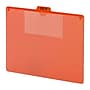 Smead Poly Out Guide Two-Pocket Style, 1/5-Cut Tab Center Position, Guide Height, Letter Size, Red, 50/Box (51920)~#|#~m004896049_sc7