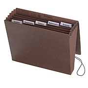 Smead Subject File, 6 Pockets, Flap and Elastic Cord Closure, Letter Size, Redrope-Printed Stock (70540)