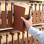 Smead End Tab Pocket, Reinforced Straight-Cut Tab, 5.25 Expansion, XL Legal, Redrope with Dark Brown Gusset, 10/Box (74691)~#|#~m004896406_sc7
