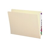 Smead End Tab Folder, Reinforced Straight-Cut Tab, Letter Size, Manila, 100/Box (24113)