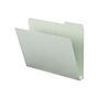 Smead Pressboard File Folder, 1/3-Cut Tab, 2" Expansion, Letter Size, Gray/Green, 25/Box  (13234)~#|#~m004896710_sc7