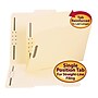 Smead Card Stock Classification Folders, Reinforced 2/5-Cut Tab, Letter Size, Manila, 50/Box (14580)~#|#~m004896750_sc7