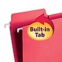Smead FasTab Hanging File Folders, 1/3-Cut Tab, Letter Size, Red, 20/Box (64096)~#|#~m004897055_sc7