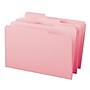 Smead File Folder, Reinforced 1/3-Cut Tab, Legal Size, Pink, 100/Box (17634)~#|#~m004897177_sc7