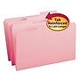 Smead File Folder, Reinforced 1/3-Cut Tab, Legal Size, Pink, 100/Box (17634)~#|#~m004897179_sc7