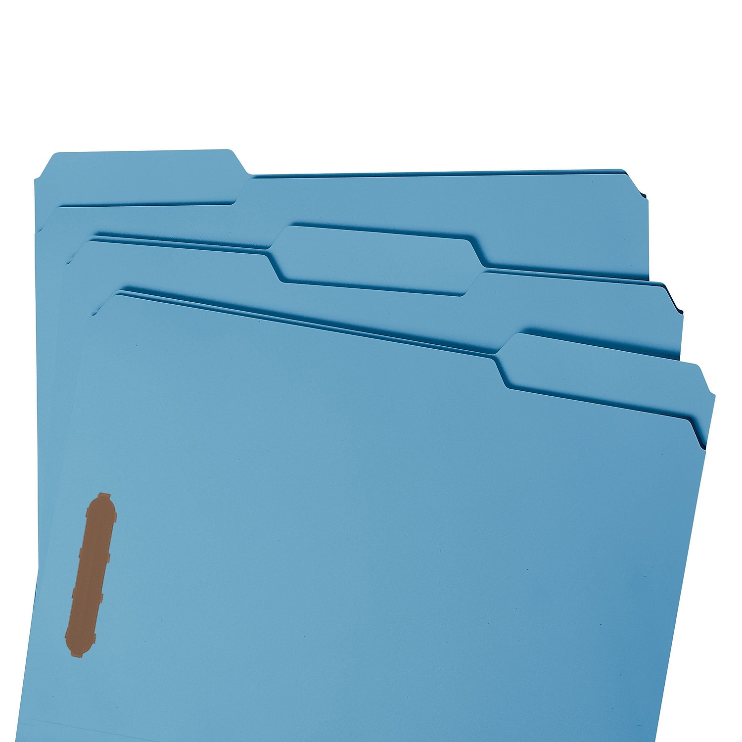 Smead Folders Two Fasteners 1/3 Cut Assorted Top Tab Letter Blue 50/Box 12040 - Picture 9 of 9
