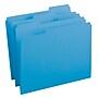 Smead File Folder, Reinforced 1/3-Cut Tab, Letter Size, Blue, 100/Bx (12034)~#|#~m004897721_sc7