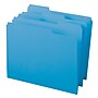 Smead File Folder, Reinforced 1/3-Cut Tab, Letter Size, Blue, 100/Bx (12034)~#|#~m004897722_sc7