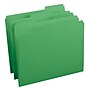 Smead File Folders, Reinforced 1/3-Cut Tab, Letter Size, Green, 100/Bx (12134)~#|#~m004897730_sc7