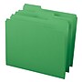 Smead File Folders, Reinforced 1/3-Cut Tab, Letter Size, Green, 100/Bx (12134)~#|#~m004897731_sc7