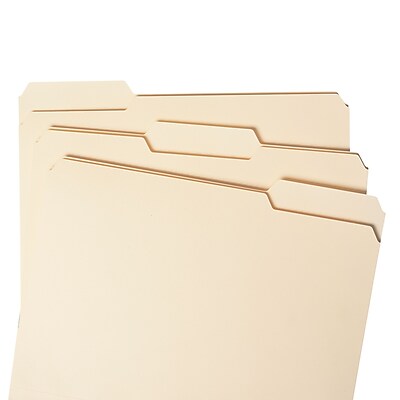 Box of 50 Smead 10405 Heavyweight File Folders Manila 1 1/2 Inch Expansion Letter 1/3 Tab 