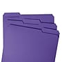 Smead Reinforced File Folder, 3 Tab, Letter Size, Purple, 100/Box (13034)~#|#~m004897793_sc7