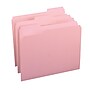 Smead File Folders, 1/3-Cut Tab, Letter Size, Pink, 100/Box (12643)~#|#~m004897885_sc7