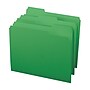 Smead File Folder, 1/3-Cut Tab, Letter Size, Green, 100/Box (12143)~#|#~m004897956_sc7