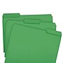Smead File Folder, 1/3-Cut Tab, Letter Size, Green, 100/Box (12143)~#|#~m004897957_sc7