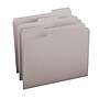 Smead File Folder, 3 Tab, Letter Size, Light Gray, 100/Bx (12343)~#|#~m004897966_sc7