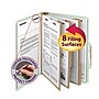 Smead Classification Folders with SafeSHIELD Fasteners, 3" Expansion, Letter Size, 3 Dividers, Gray/Green, 10/Box (14091)~#|#~m004898020_sc7