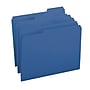 Smead File Folder, 1/3-Cut Tab, Letter Size, Navy, 100/Box (13193)~#|#~m004898095_sc7