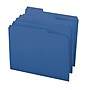 Smead File Folder, 1/3-Cut Tab, Letter Size, Navy, 100/Box (13193)~#|#~m004898096_sc7