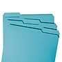Smead File Folder, 1/3-Cut Tab, Letter Size, Teal, 100/Box (13143)~#|#~m004898204_sc7