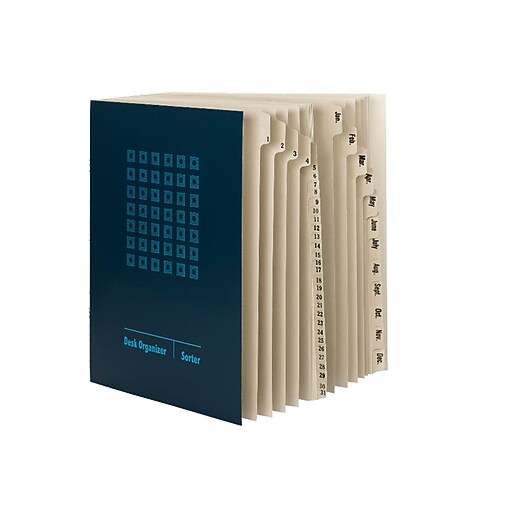 Smead® Desk File/Sorter, Daily (131) and Monthly (Jan.Dec.), 43