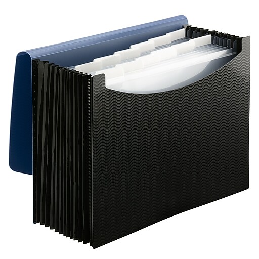 Smead® Poly Frequency Expanding File, 12 Pockets, Flap and Cord Closure