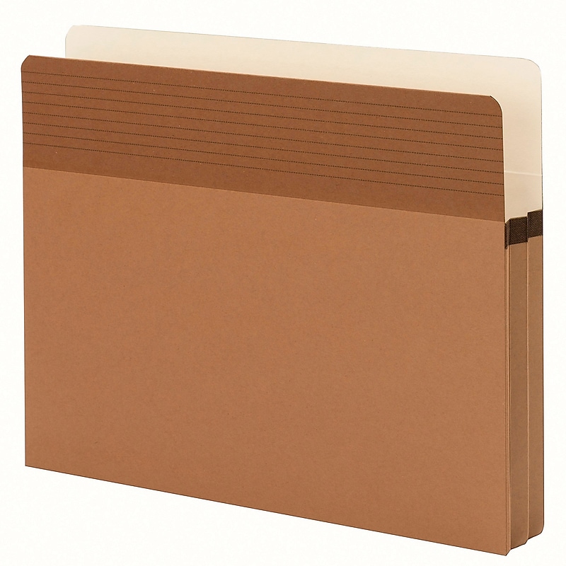 Smead Easy Grip Pockets, Redrope, LETTER-size holds 8-1/2" x 11", 25/Pk image 1