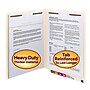 Smead Shelf-Master Classification Folders with Reinforced Straight-Cut Tab, Letter Size, Manila, 50/Box (34215)~#|#~m004898683_sc7