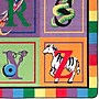 Flagship Carpets Nylon, ABC Blocks, 7'6"x12' Multi-Colored Rug (FE111-44A)~#|#~m004898886_sc7