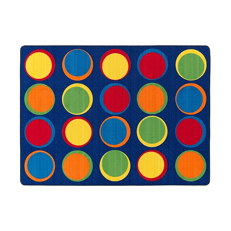 Flagship Carpets Nylon, Sitting Spots, 6'x8'4 Multi-Colored Rug (FE306-32A) image 1