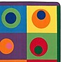 Flagship Carpets Nylon, Silly Circles, 5'10"x8'4" Multi-Colored Rug (FE119-32A)~#|#~m004898900_sc7