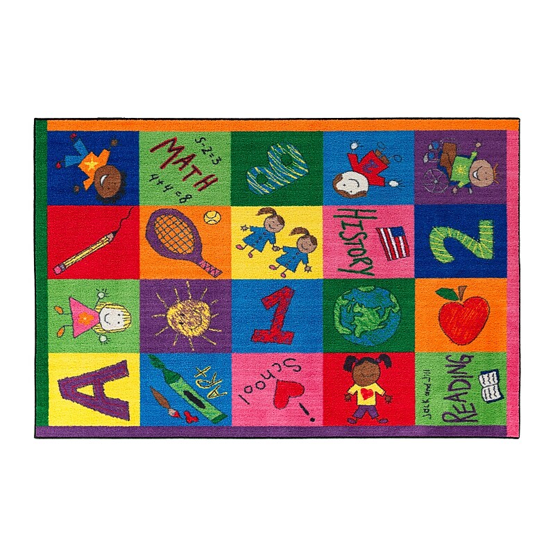 Flagship Carpets Nylon, Primary Pictures, 4'x6' Multi-Colored Rug (CE194-22W) image 1