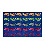Flagship Carpets Nylon, Counting Feet, 5'x8' Multi-Colored Rug (CE193-28W)~#|#~m004898992_sc7