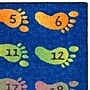 Flagship Carpets Nylon, Counting Feet, 4'x6' Multi-Colored Rug (CE193-22W)~#|#~m004898994_sc7