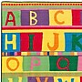 Flagship Carpets Nylon, ABC Tapestry, 4'x6' Multi-Colored Rug (CE192-22W)~#|#~m004899020_sc7