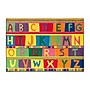 Flagship Carpets Nylon, ABC Tapestry, 4'x6' Multi-Colored Rug (CE192-22W)~#|#~m004899024_sc7