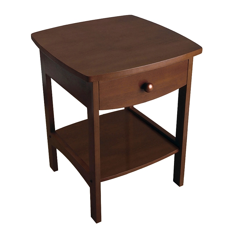 Winsome 18"W x 18"D Wooden Nightstand, Brown (94918) image 1
