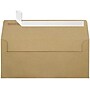 LUX 70lbs. 4 1/8" x 9 1/2" #10 Square Flap Envelopes, Grocery Bag Brown, 1000/BX~#|#~m004940396_sc7