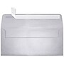 LUX 4 1/8" x 9 1/2" #10 80lbs. Square Flap Envelopes, Silver Metallic, 50/Pack~#|#~m004940415_sc7