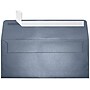 LUX 4 1/8" x 9 1/2" #10 80lbs. Square Flap Envelopes, Anthracite Metallic Gray, 50/Pack~#|#~m004940420_sc7