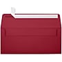 LUX 4 1/8" x 9 1/2" #10 70lbs. Square Flap Envelopes, Garnet Red, 50/Pack~#|#~m004940464_sc7