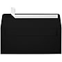 LUX 80lbs. 4 1/8" x 9 1/2" #10 Square Flap Envelopes, Midnight Black, 250/BX~#|#~m004940475_sc7
