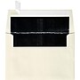 LUX A4 Foil Lined Invitation Envelopes (4 1/4 x 6 1/4) 50/Box, Natural w/Black LUX Lining (FLNT4872-02-50)~#|#~m004940480_sc7
