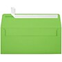 LUX 80lbs. 4 1/8" x 9 1/2" #10 Square Flap Envelopes, Limelight Green, 250/BX~#|#~m004940491_sc7