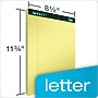 TOPS Docket Notepad, 8.5" x 11.75", Wide Ruled, Canary, 50 Sheets/Pad, 12 Pads/Pack (TOP 63400)~#|#~m004940537_sc7